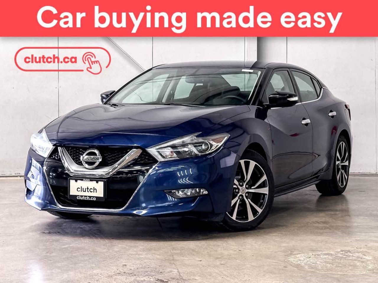 Used 2016 Nissan Maxima SV w/ Nav, Heated Front Seats, Rearview Cam for sale in Toronto, ON