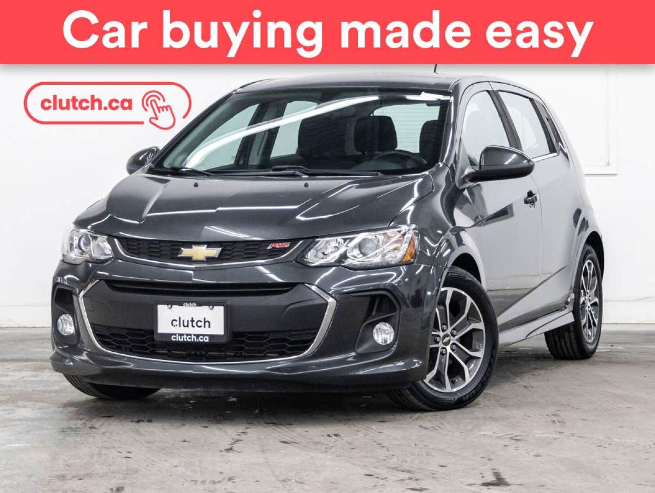 Used 2017 Chevrolet Sonic LT AUTO w/Apple CarPlay & Android Auto, Cruise Control, Backup Cam for sale in Toronto, ON