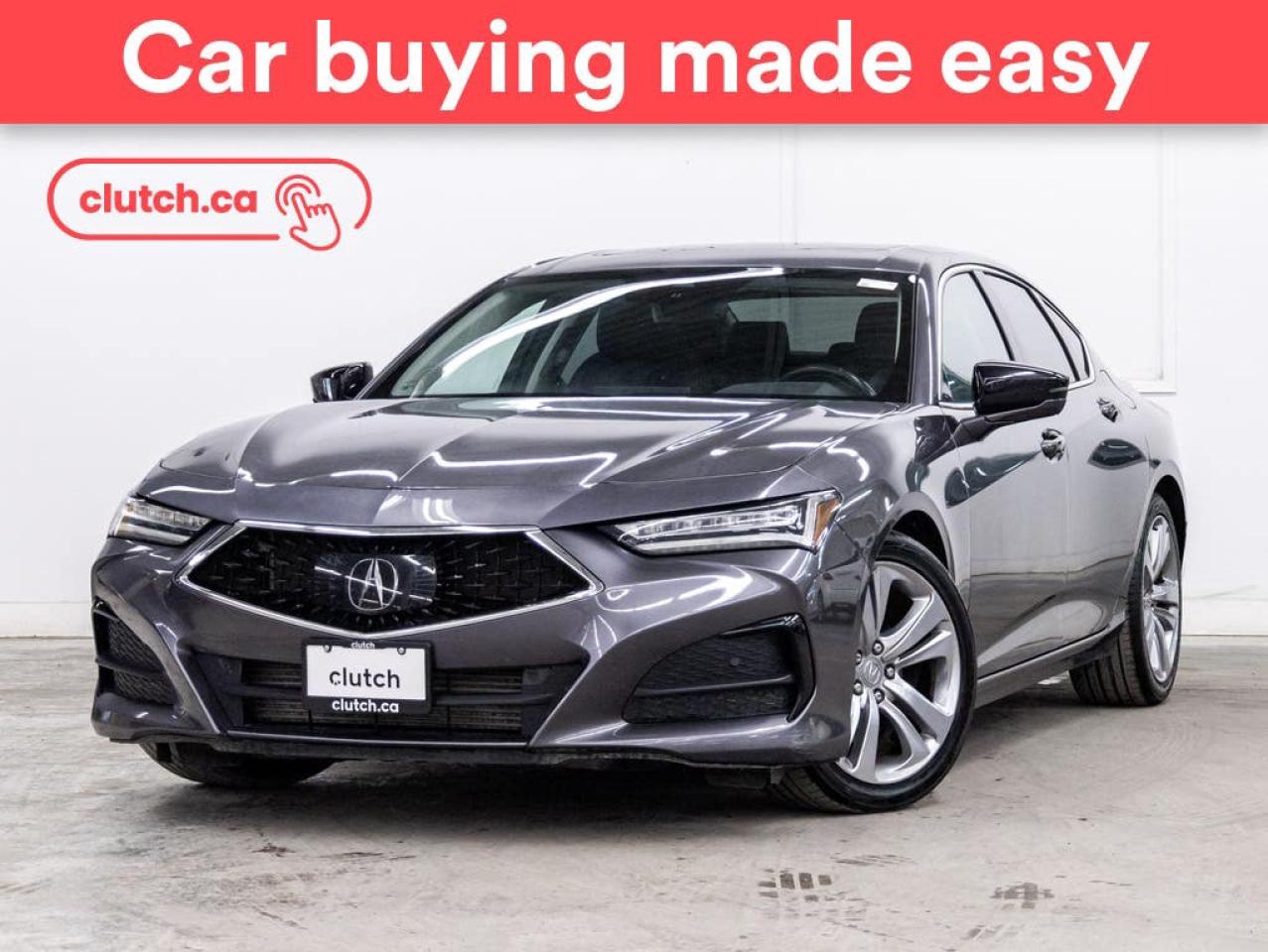 Used 2021 Acura TLX Tech SH-AWD w/ Apple CarPlay & Android Auto, Front Heated Seats, Rearview Cam for sale in Toronto, ON