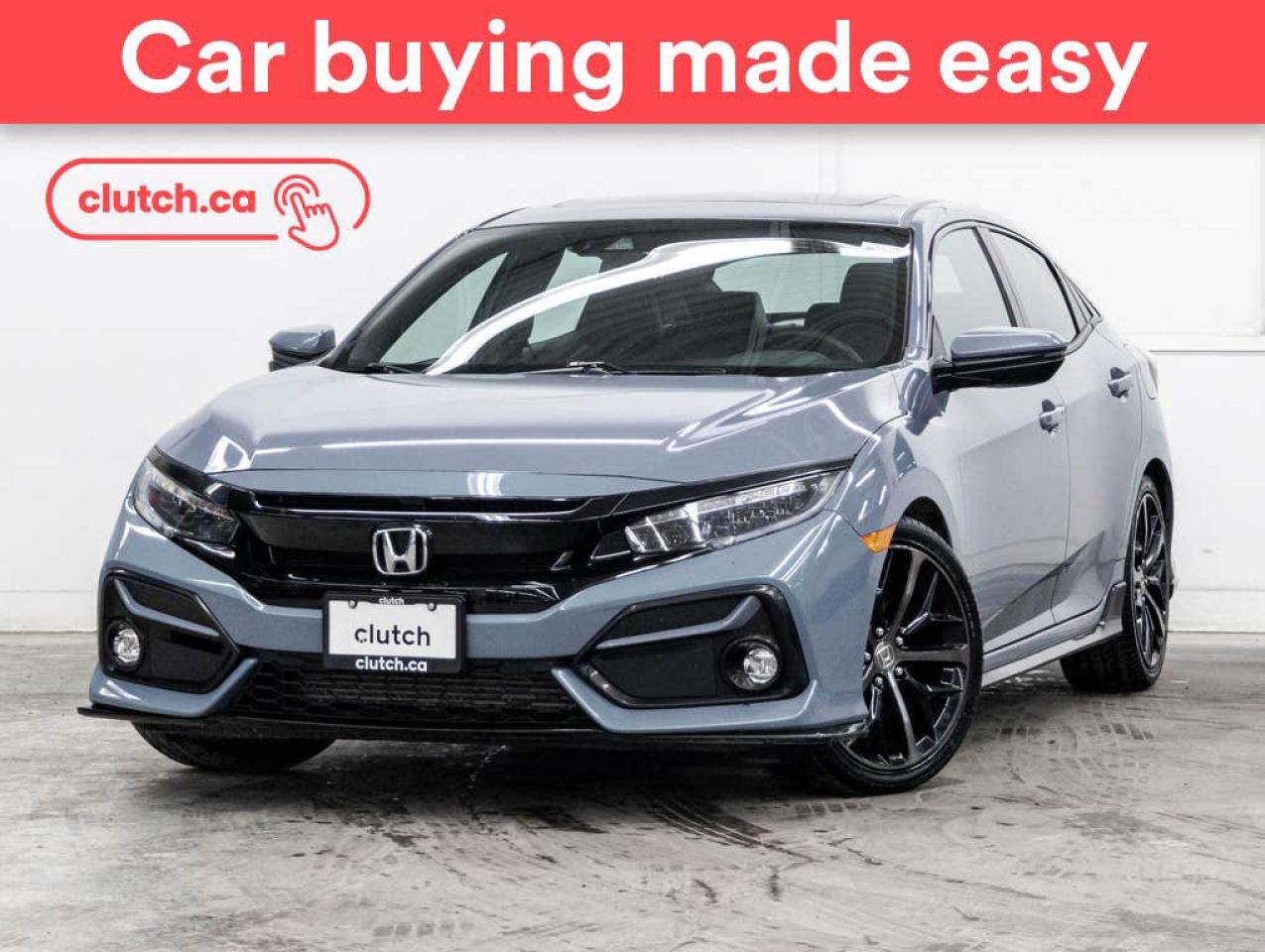 Used 2020 Honda Civic Sport Touring w/ Apple CarPlay & Android Auto, Rearview Cam, Dual Zone A/C for sale in Toronto, ON