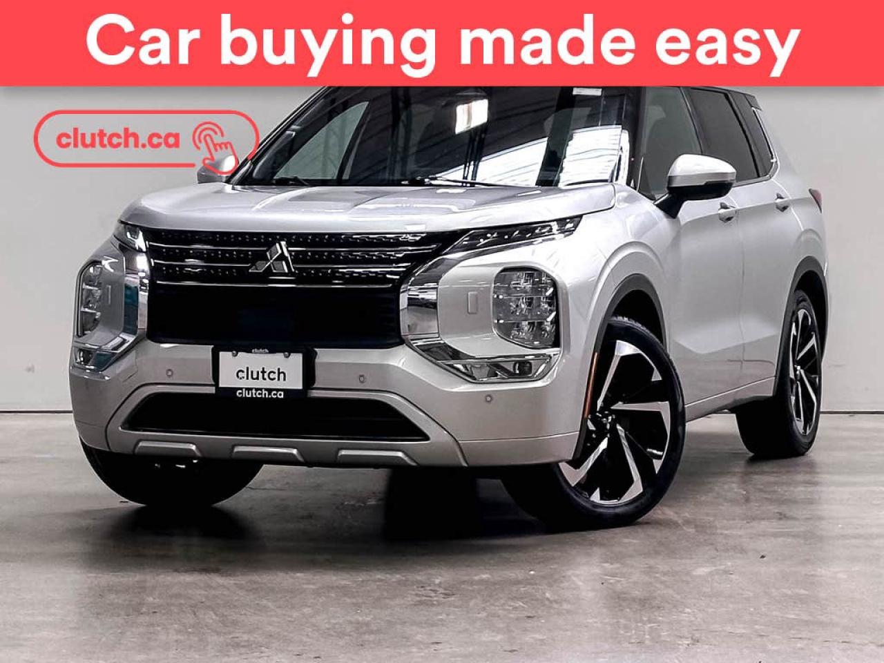 Used 2024 Mitsubishi Outlander GT S-AWC w/ Apple CarPlay, Heated Front Seats, Rearview Cam for sale in Toronto, ON