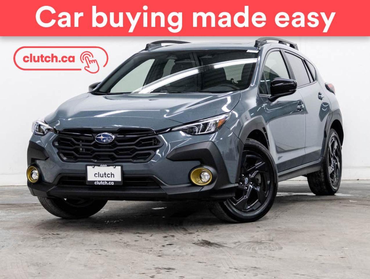 Used 2024 Subaru XV Crosstrek Onyx AWD w/Apple CarPlay & Android Auto, Heated Front Seats, Backup Cam for sale in Toronto, ON