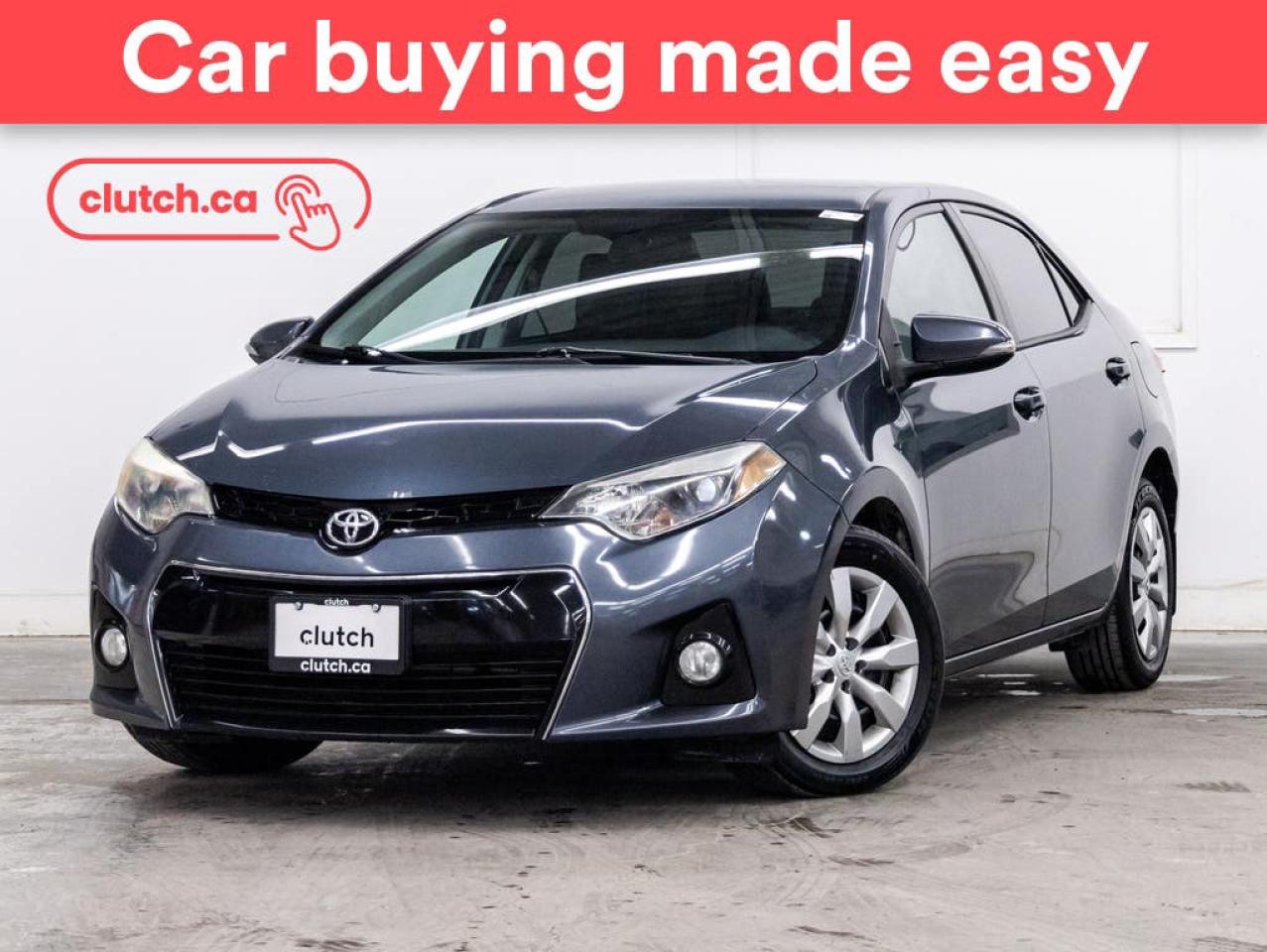 Used 2014 Toyota Corolla S w/ Bluetooth, Front Heated Seats, Rearview Cam for sale in Toronto, ON