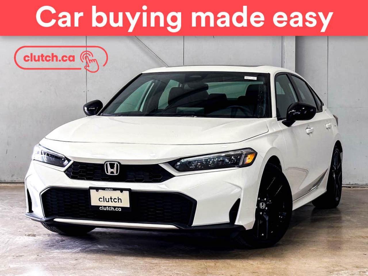 Used 2025 Honda Civic Hybrid Sport w/ Apple CarPlay, Heated Front Seats, Rearview Cam for sale in Toronto, ON