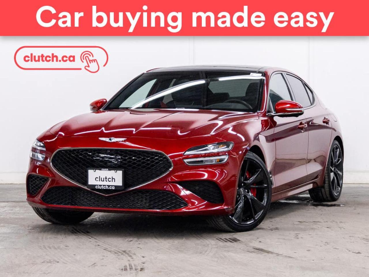 Used 2022 Genesis G70 Sport 3.3T AWD w/ Apple CarPlay & Android Auto, Front Heated Seats, Rearview Cam for sale in Toronto, ON