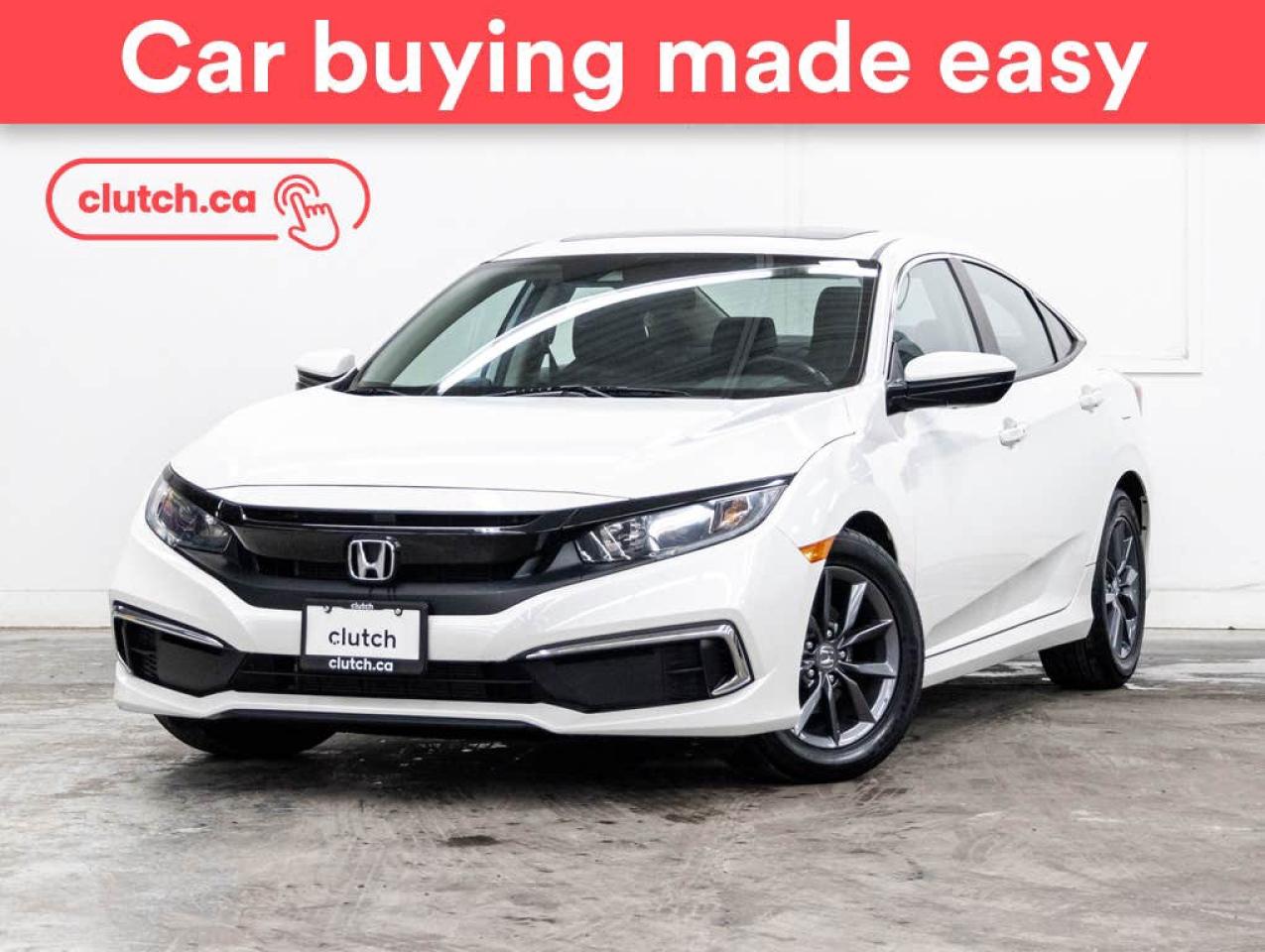 Used 2020 Honda Civic EX w/ Apple CarPlay & Android Auto, Rearview cam, Dual Zone A/C for sale in Toronto, ON