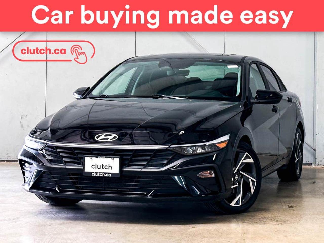 Used 2024 Hyundai Elantra Preferred w/ Tech Pkg. w/ Apple CarPlay, Heated Front Seats, Rearview Cam for sale in Toronto, ON