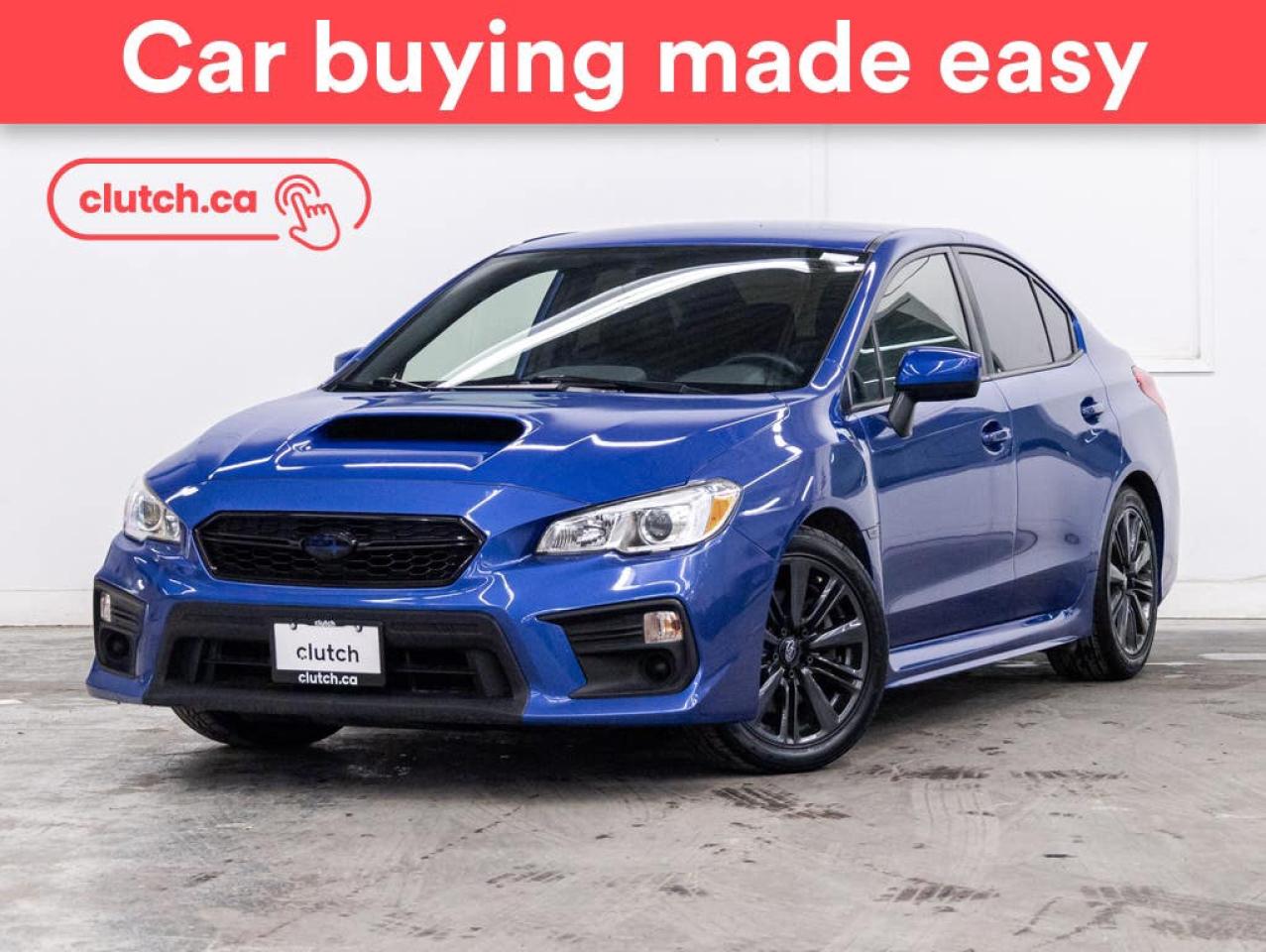 Used 2020 Subaru WRX Base w/ Bluetooth, Apple CarPlay & Android Auto, Rearview Cam for sale in Toronto, ON