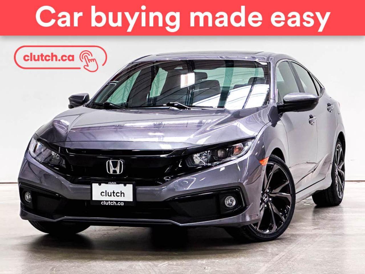 Used 2021 Honda Civic Sport w/ Apple CarPlay, Heated Front Seats, Rearview Cam for sale in Toronto, ON