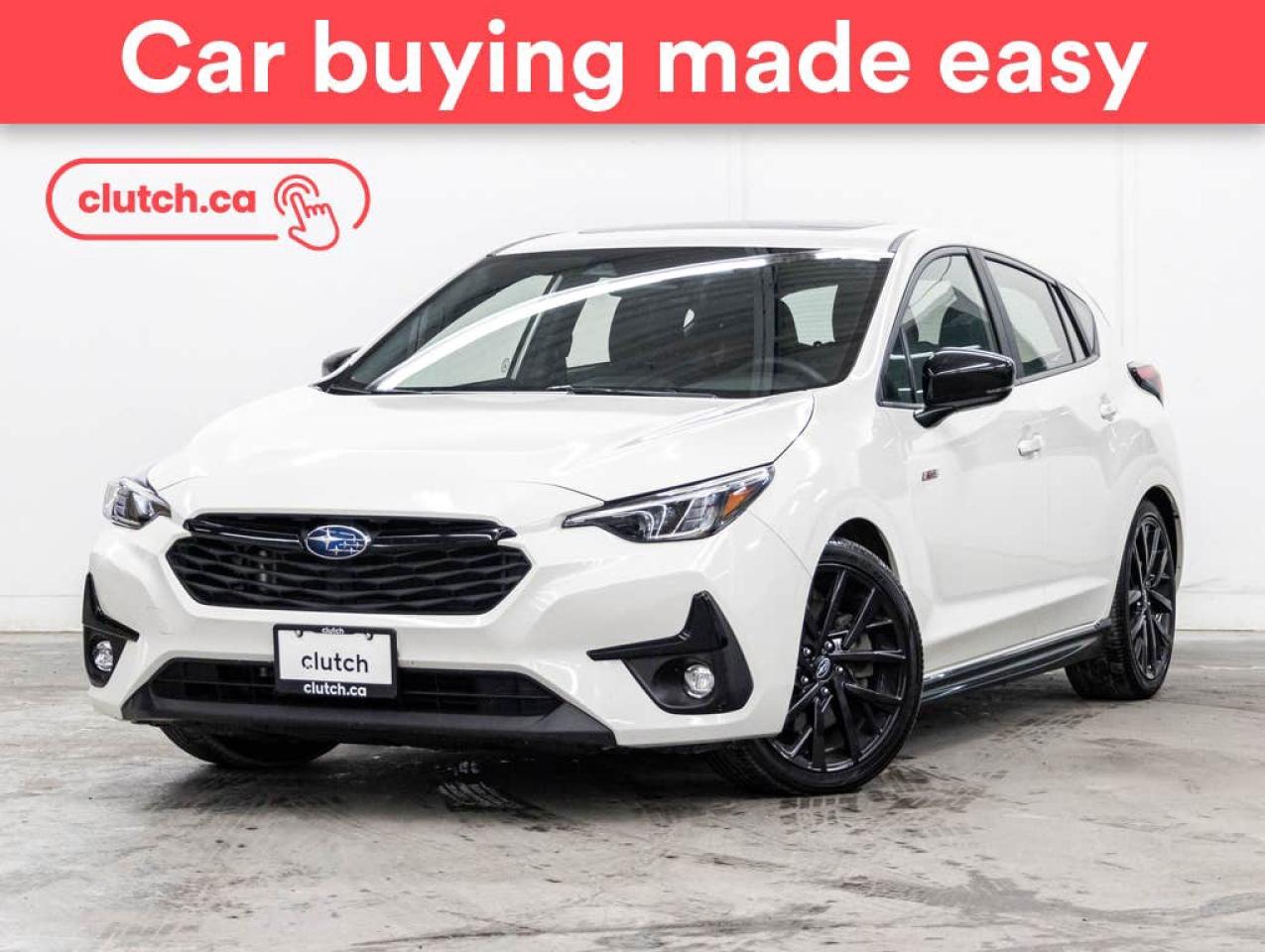Used 2024 Subaru Impreza RS AWD w/ Apple CarPlay & Android Auto, Rearview Cam, Climate Control for sale in Toronto, ON