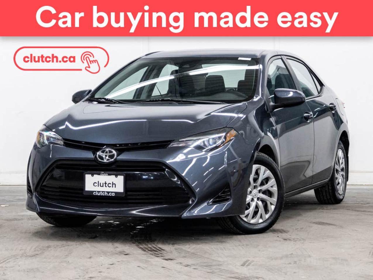 Used 2018 Toyota Corolla LE w/ Bluetooth, Front Heated Seats, Rearview Cam for sale in Toronto, ON