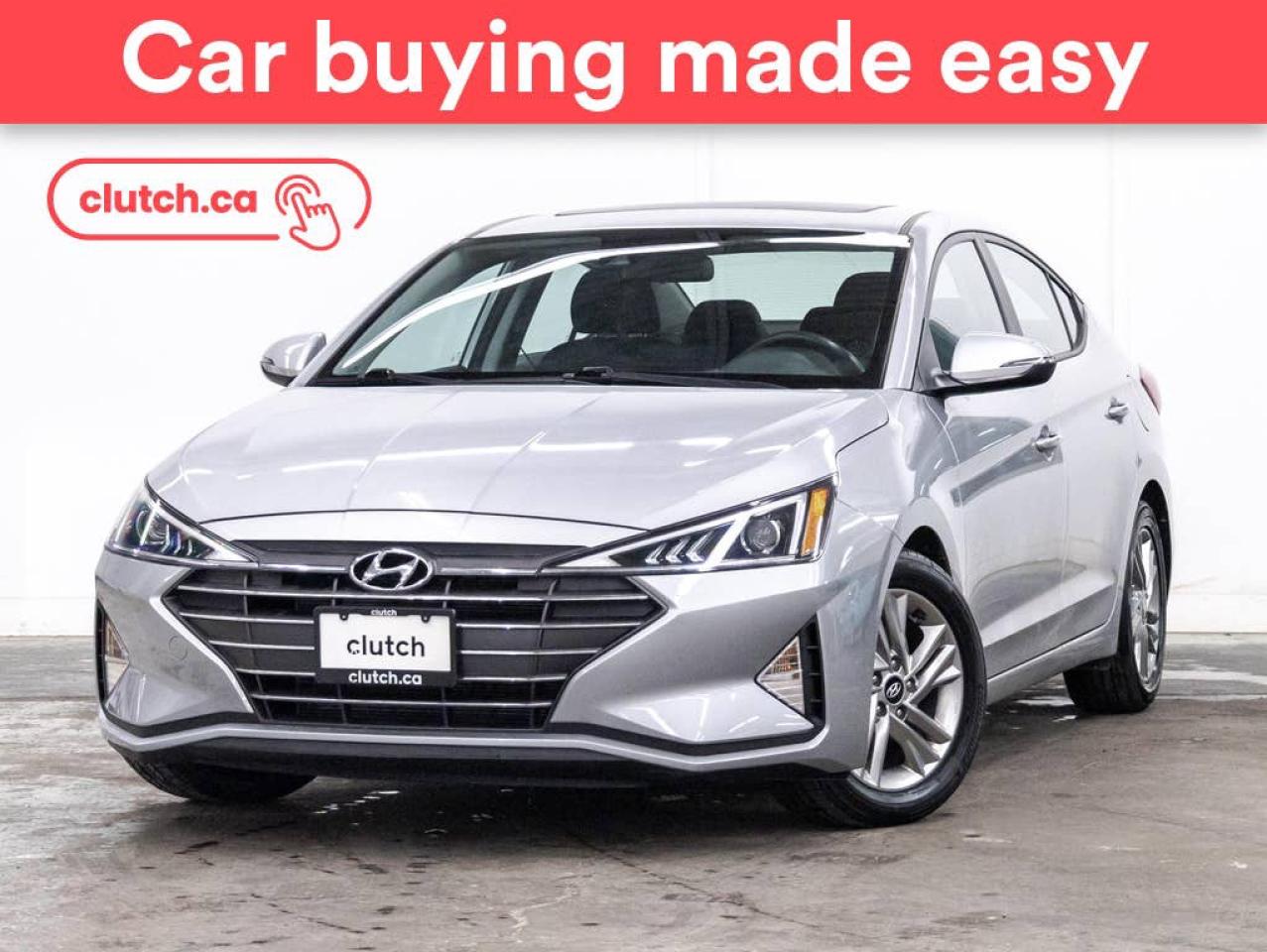 Used 2020 Hyundai Elantra Preferred w/ Sun and Tech Pkg w/ Apple CarPlay & Android Auto, Front Heated Seats, Rearview Cam for sale in Toronto, ON
