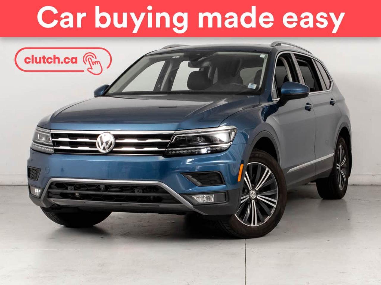 Used 2020 Volkswagen Tiguan Highline w/ Apple CarPlay & Android Auto, Rearview Cam, Dual Zone A/C for sale in Bedford, NS
