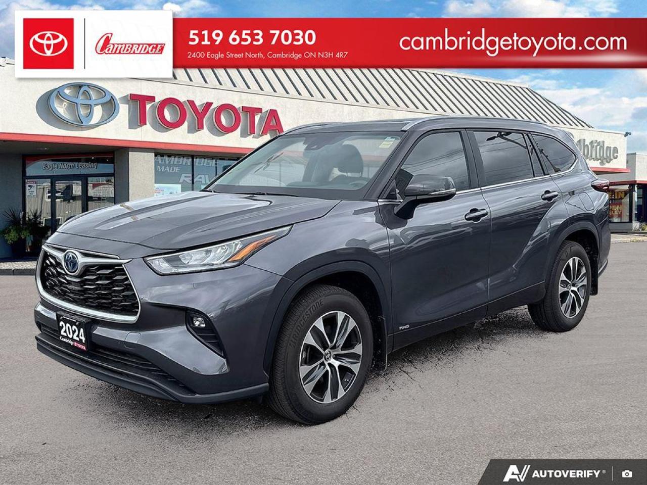 Used 2024 Toyota Highlander HYBRID XLE for sale in Cambridge, ON