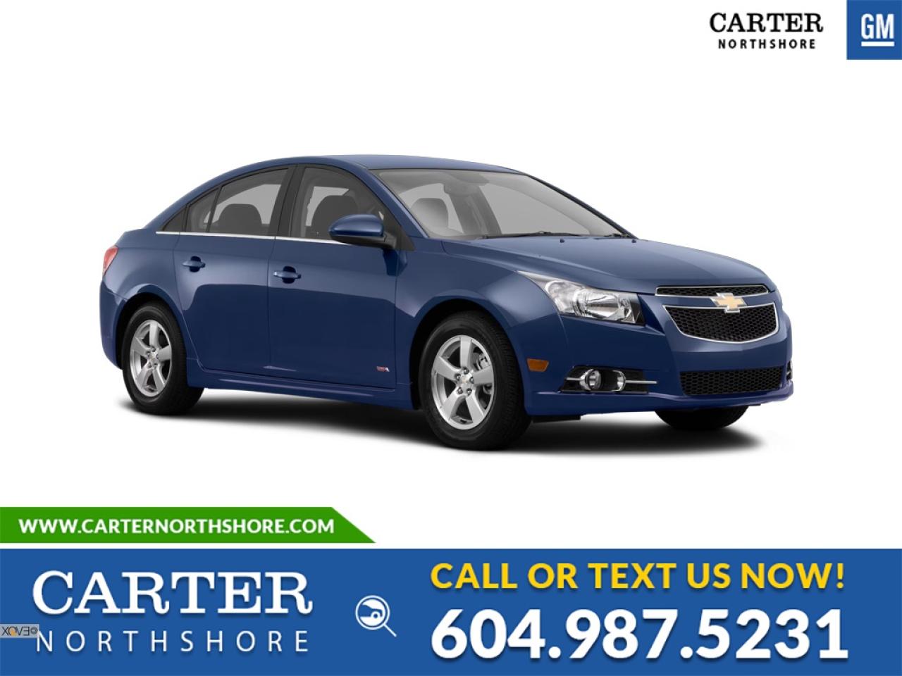 Used 2014 Chevrolet Cruze 2LS | Steering Wheel Controls/Bluetooth for sale in North Vancouver, BC