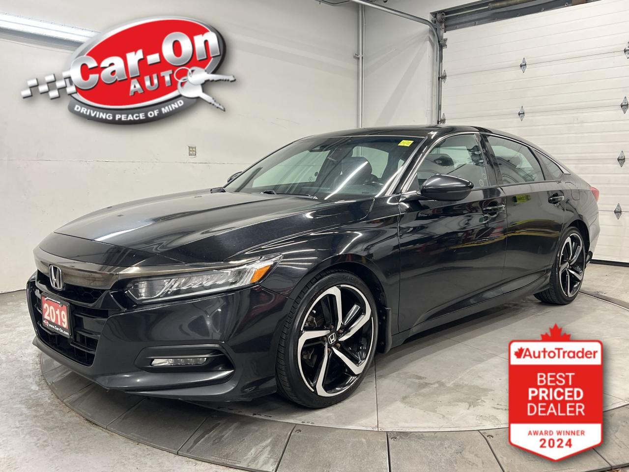 Used 2019 Honda Accord SPORT | 6-SPEED | HTD LEATHER | SUNROOF | CARPLAY for sale in Ottawa, ON