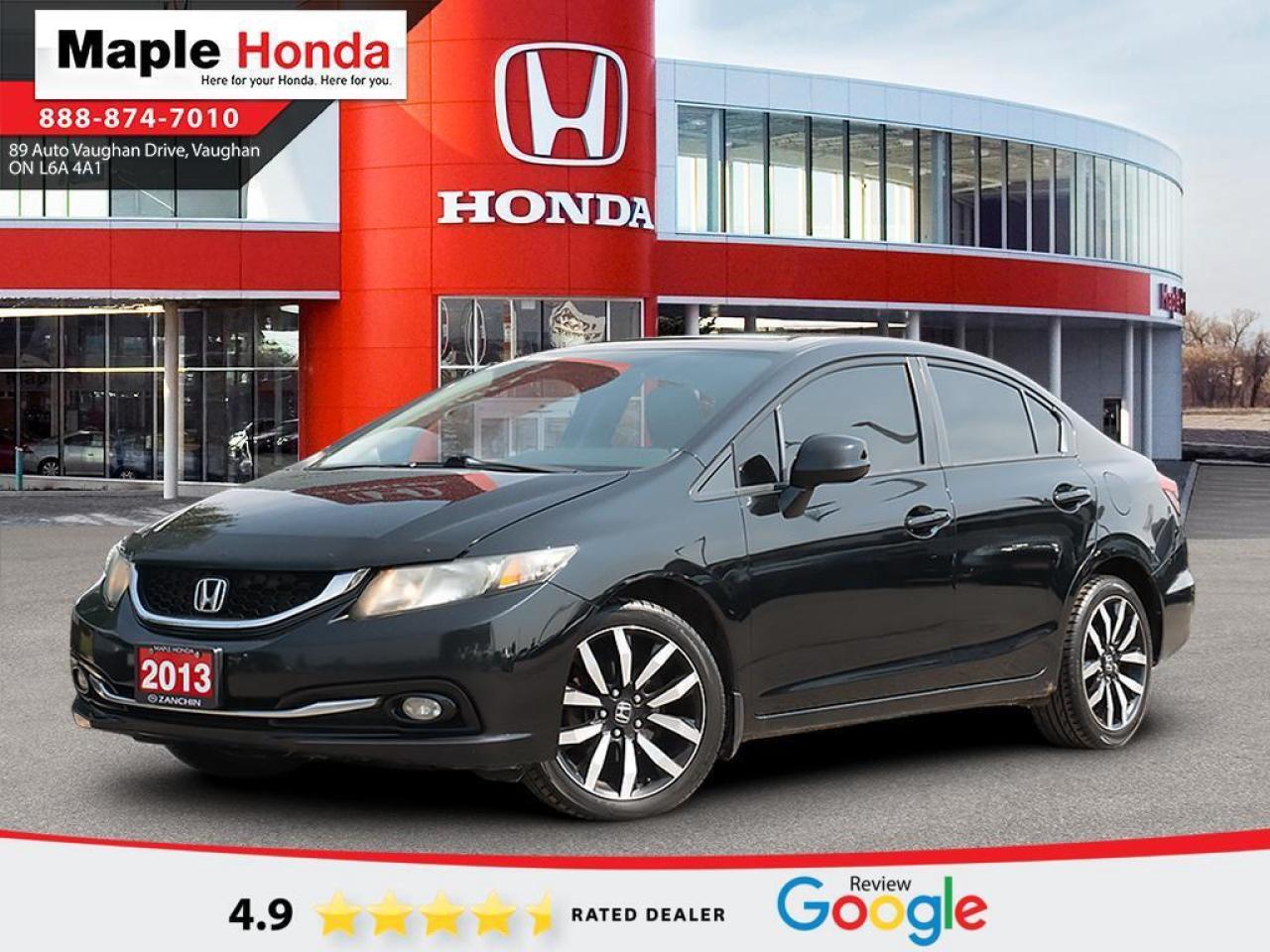 Used 2013 Honda Civic Sedan Leather Seats| navigation| Heated Seats| Bluetooth for sale in Vaughan, ON