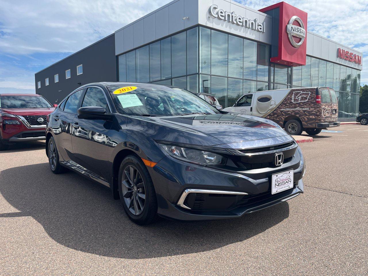 Used 2021 Honda Civic Sedan EX for sale in Summerside, PE