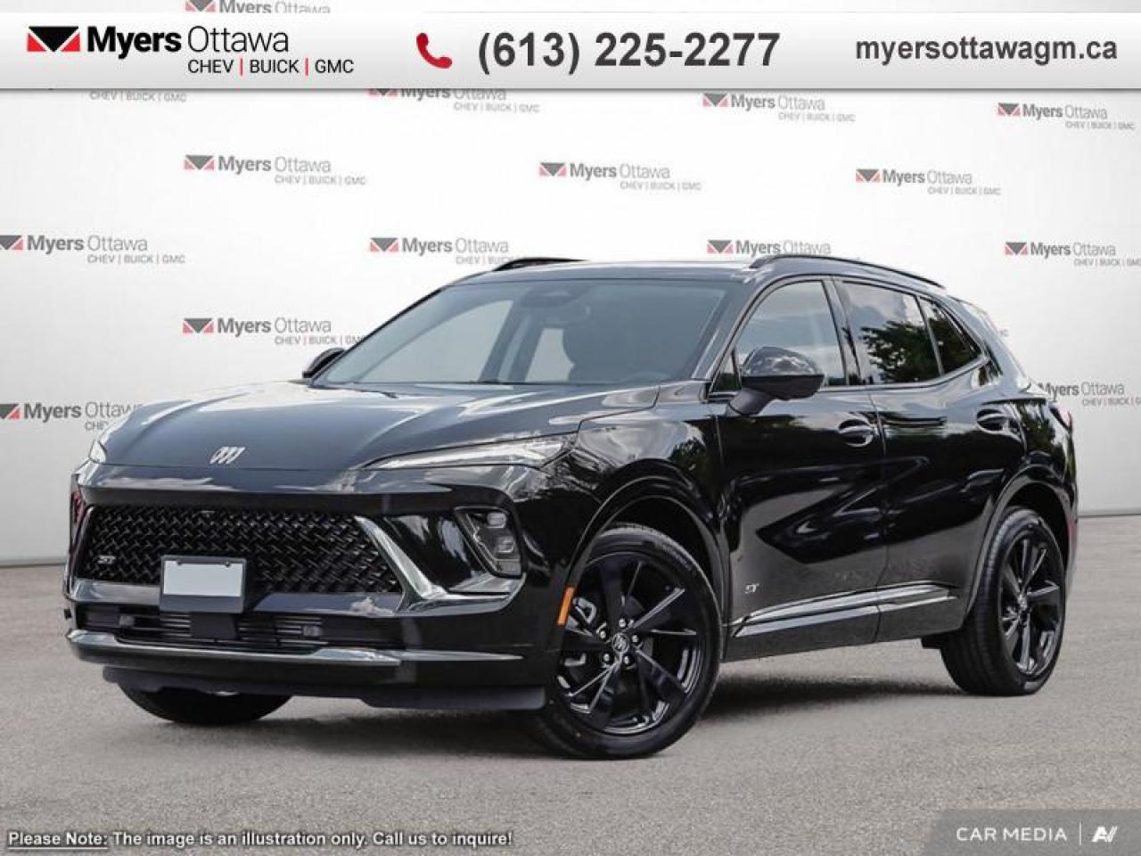 New 2025 Buick Envision Sport Touring  ENVISION ST, MOONROOF, BLACK ON BLACK for sale in Ottawa, ON