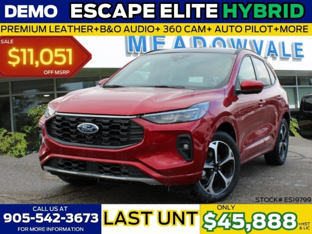 New 2024 Ford Escape ST-Line Elite for sale in Mississauga, ON