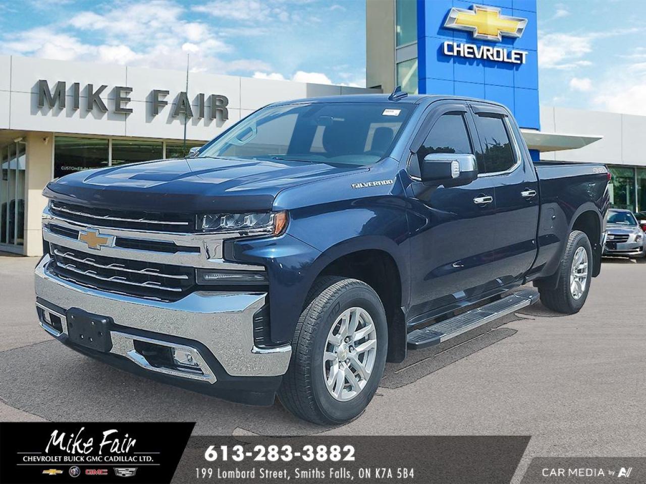 Used 2019 Chevrolet Silverado 1500 LTZ heated front seats/steering wheel.HD rear camera,remote start,auto climate control,keyless open/star for sale in Smiths Falls, ON