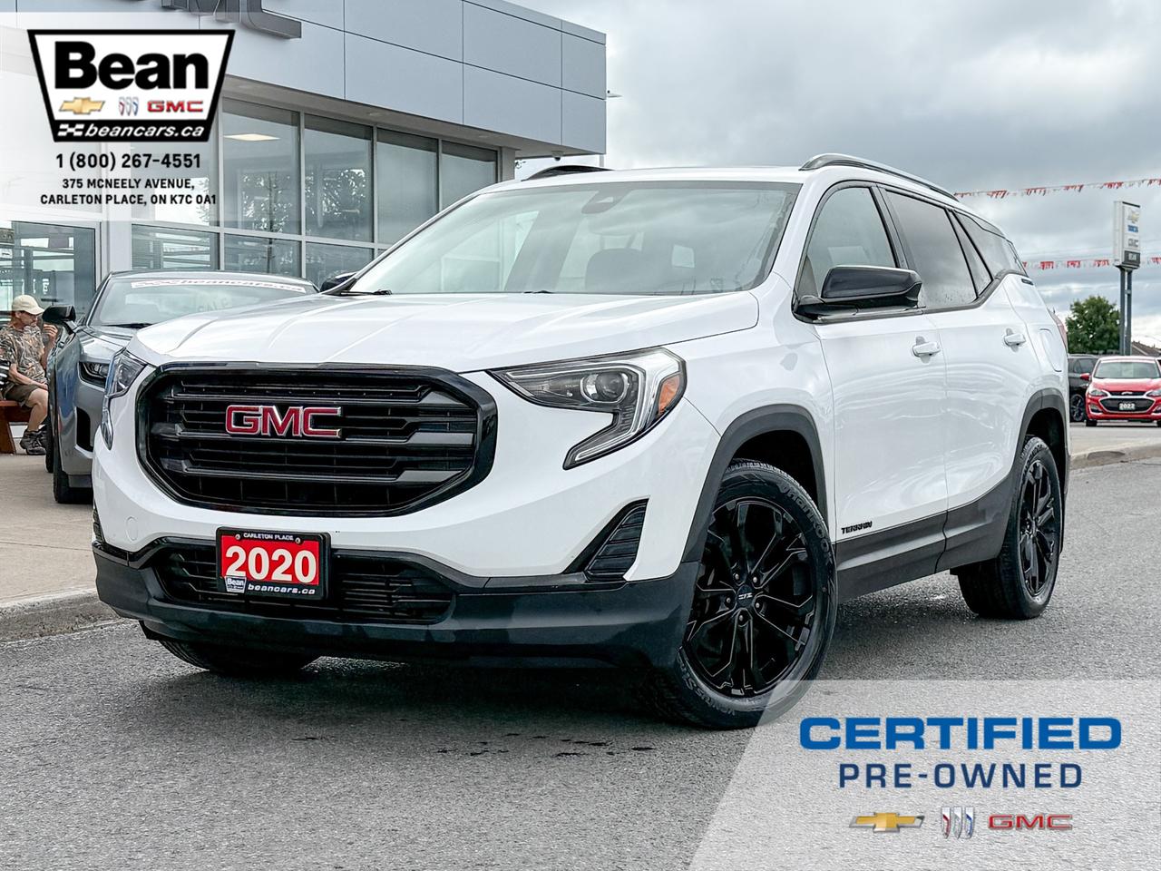 2020 GMC Terrain SLE ONEOWNER, CLEAN CARFAX, 2.0L 4CYL TURBO, ELEVATION AWD, HEATED SEATS, SKYSCAPESUNROOF, REMOTE VEHICLE START, HD REAR VISION CAMERA, 19" GLOSS BLACK ALLOY WHEELS Photo0