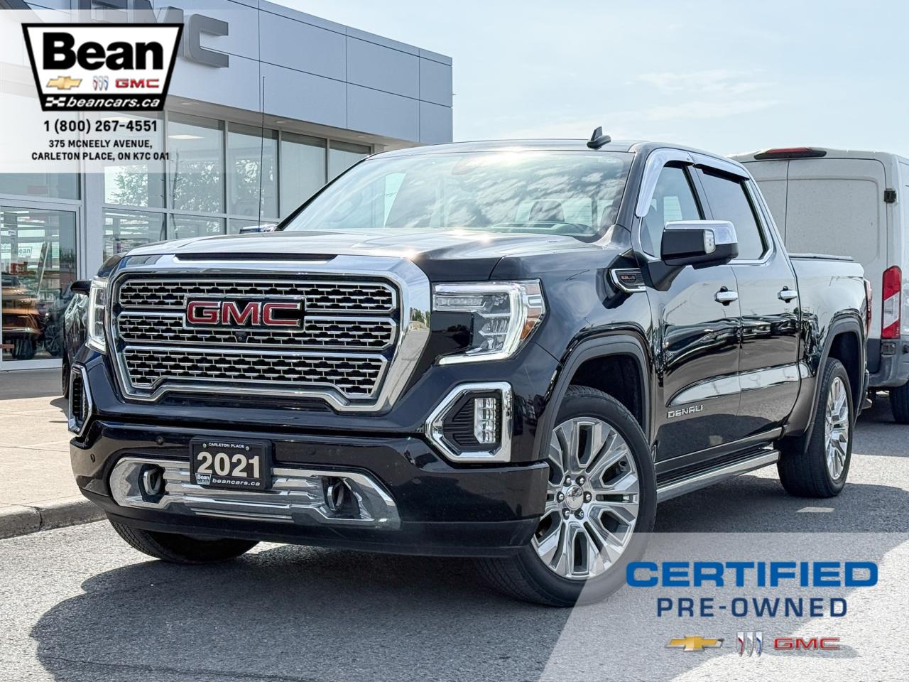 Used 2021 GMC Sierra 1500 Denali ONE OWNER, 6.2L V8 CREW CAB SHORT BOX, DENALI ULTIMATE, TECHNOLOGY PACKAGE, SAFETY PACKAGE, 22