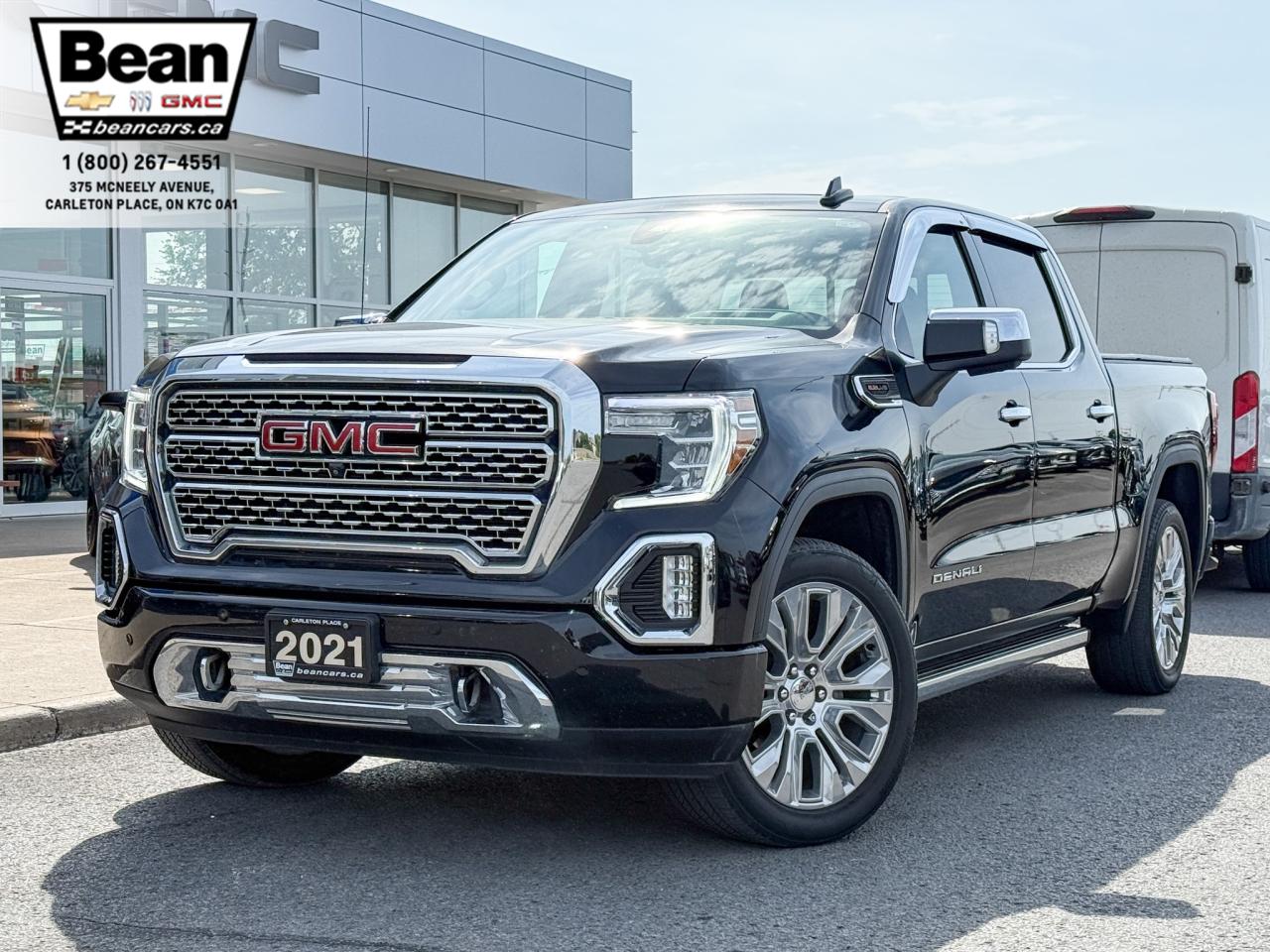 Used 2021 GMC Sierra 1500 Denali ONE OWNER, 6.2L V8 CREW CAB SHORT BOX, DENALI ULTIMATE, TECHNOLOGY PACKAGE, SAFETY PACKAGE, 22