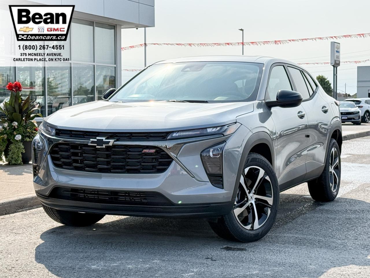 New 2025 Chevrolet Trax 1RS 1.2L 3 CYL WITH REMOTE START/ENTRY, SUNROOF, HEATED SEATS, HEATED STEERING WHEEL, APPLE CARPLAY AND ANDROID AUTO for sale in Carleton Place, ON