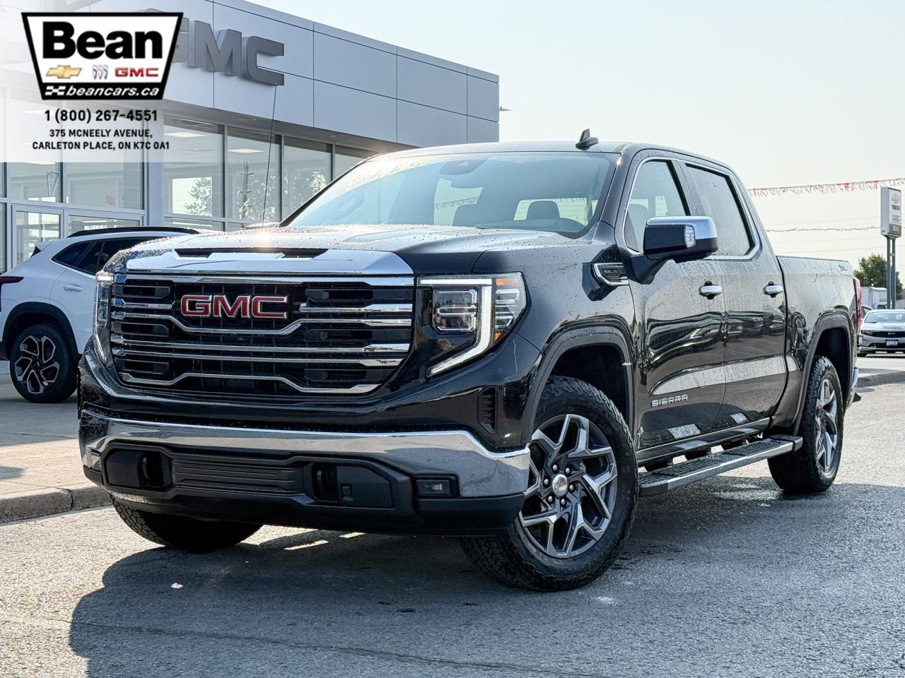 New 2025 GMC Sierra 1500 SLT 5.3L V8 WITH REMOTE START/ENTRY, HEATED SEATS, HEATED STEERING WHEEL, VENTILATED SEATS, ADAPTIVE CRUISE CONTROL, BOSE SPEAKER SYSTEM for sale in Carleton Place, ON