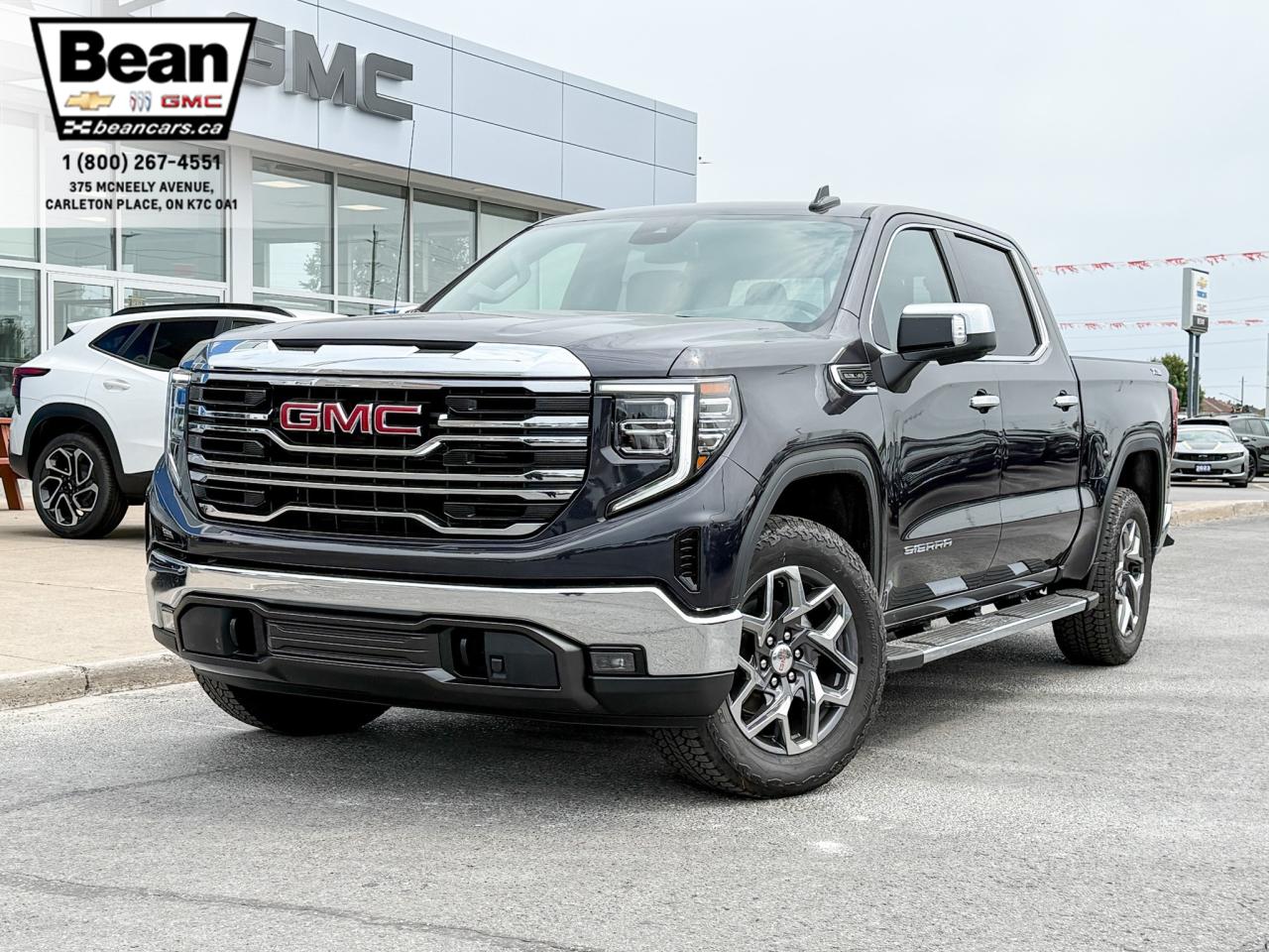 New 2025 GMC Sierra 1500 SLT 5.3L V8 WITH REMOTE START/ENTRY, HEATED SEATS, HEATED STEERING WHEEL, VENTILATED SEATS, ADAPTIVE CRUISE CONTROL, BOSE SPEAKER SYSTEM for sale in Carleton Place, ON