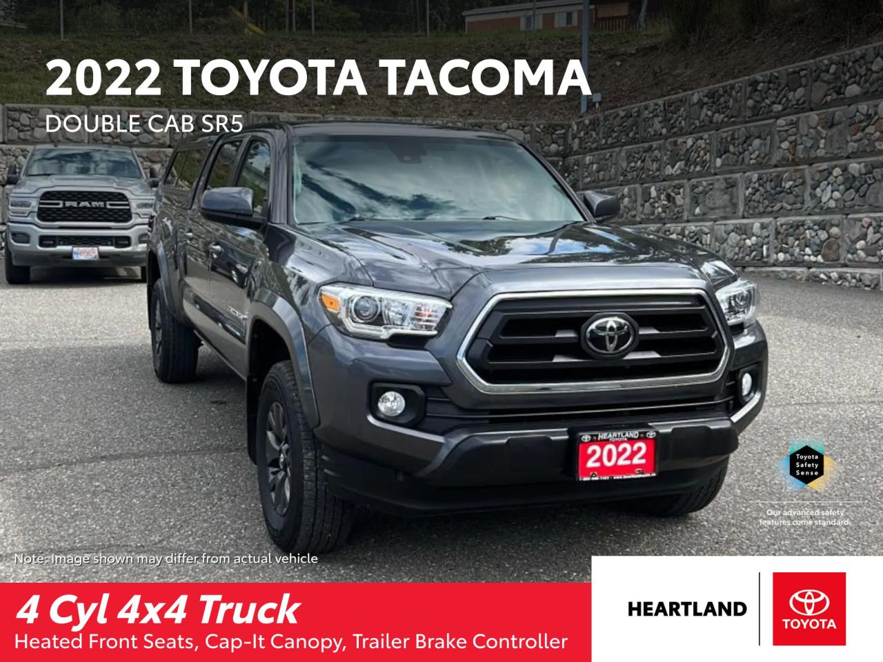 Used 2022 Toyota Tacoma 4X4 Double CAB 6A SR5 for sale in Williams Lake, BC