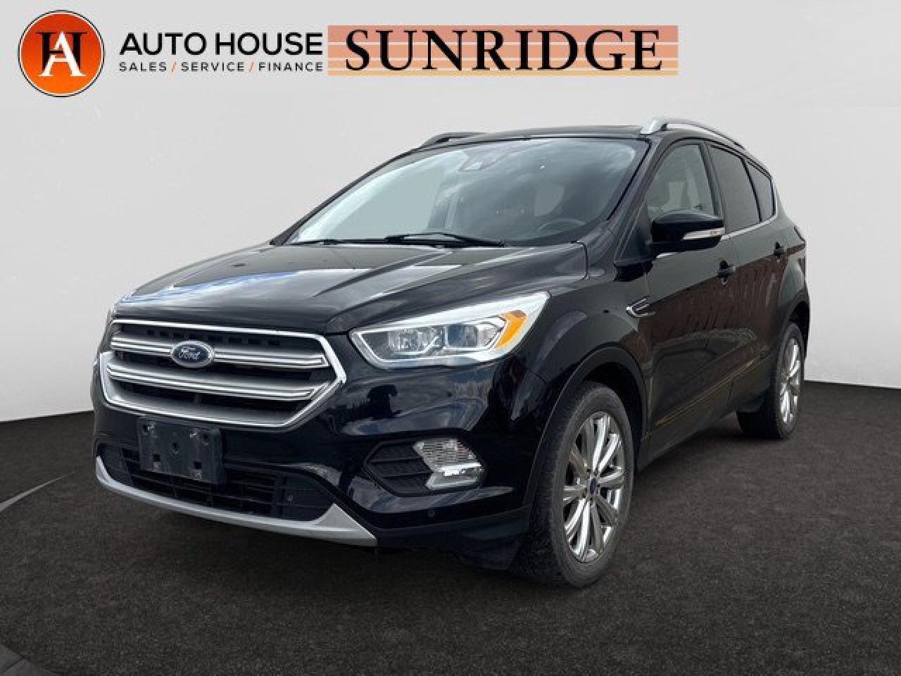 Used 2017 Ford Escape Titanium NAVIGATION BACKUP CAMERA SUNROOF PUSH BUTTON START for sale in Calgary, AB