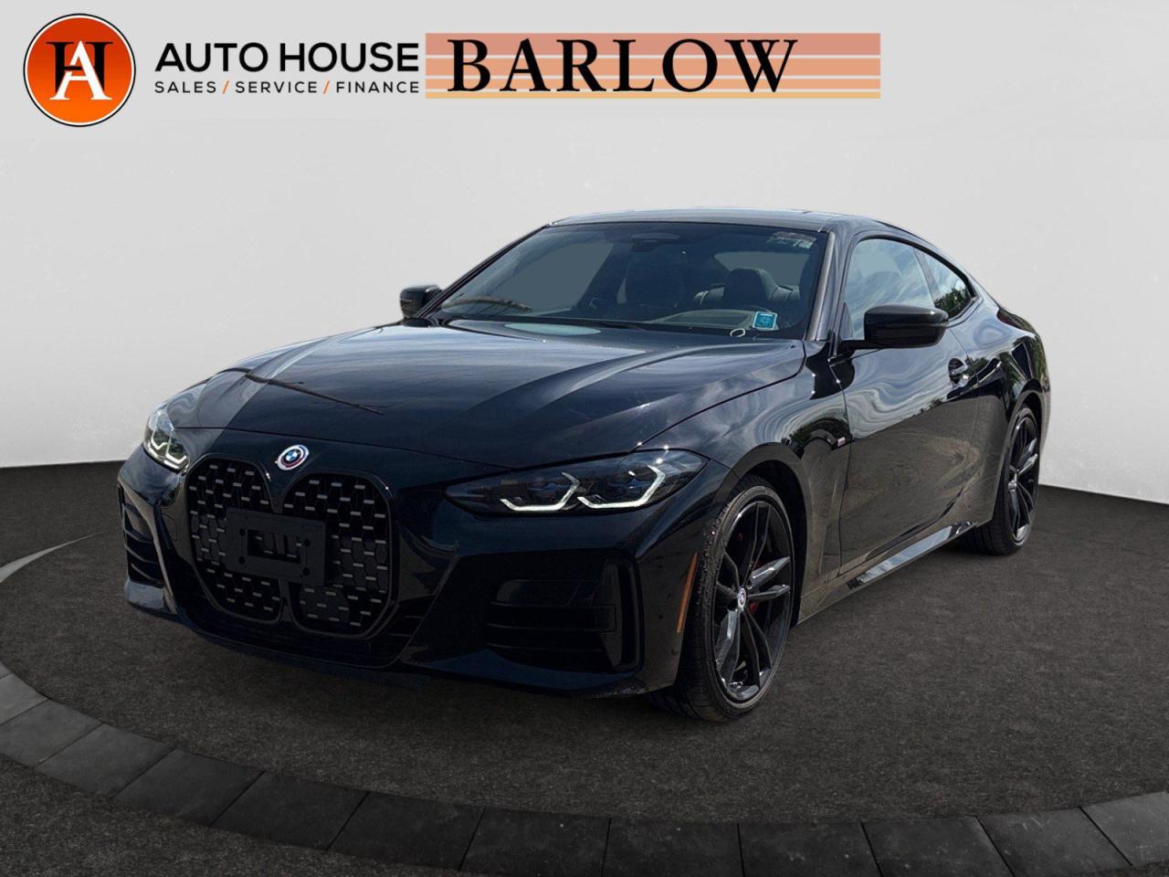 Used 2023 BMW 4 Series M440i xDrive LANE ASSIST HEADS UP DISPLAY BACKUP CAMERA NAVIGATION HEATED LEATHER SEATS DRIVE MODES for sale in Calgary, AB