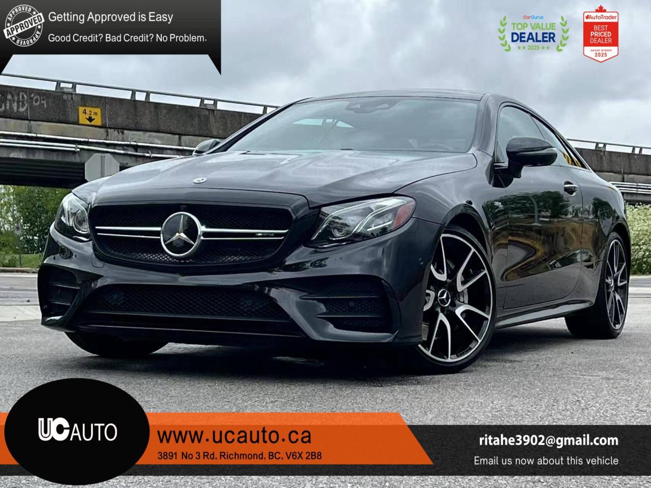 Used 2019 Mercedes-Benz E-Class AMG E 53 4MATIC / CLEAN TITLE/ CARBON PKG/ FULLY LOADED for sale in Richmond, BC