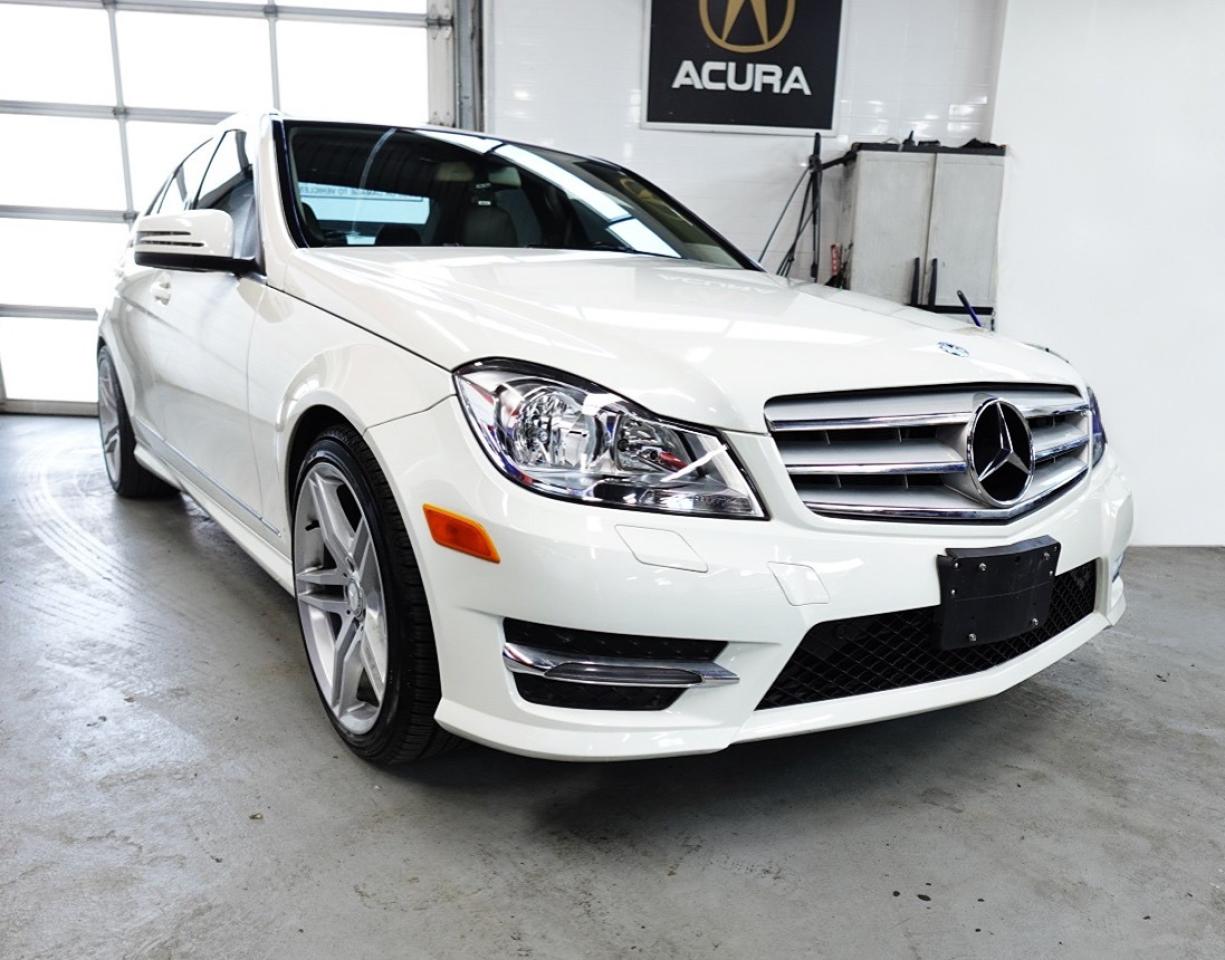 Used 2012 Mercedes-Benz C-Class C300 4Matic - NO ACCIDENT, LOW KM, WHITE ON BEIGE for sale in North York, ON