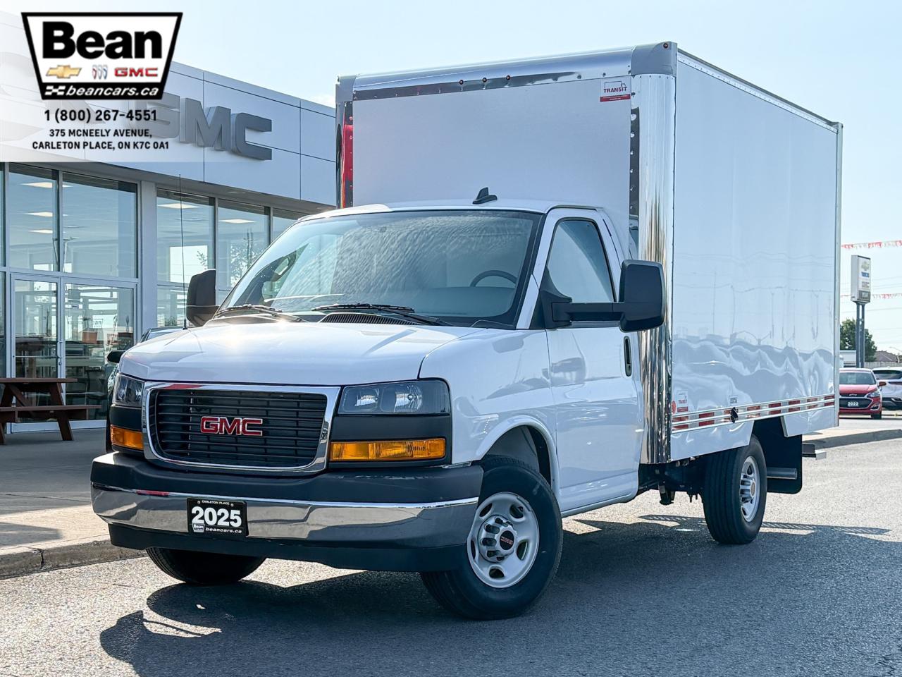 New 2025 GMC Savana Cutaway Work Van 4.3L V8 WITH REMOTE ENTRY, CRUISE CONTROL, A/C, REAR VISION CAMERA, AM/FM STEREO for sale in Carleton Place, ON