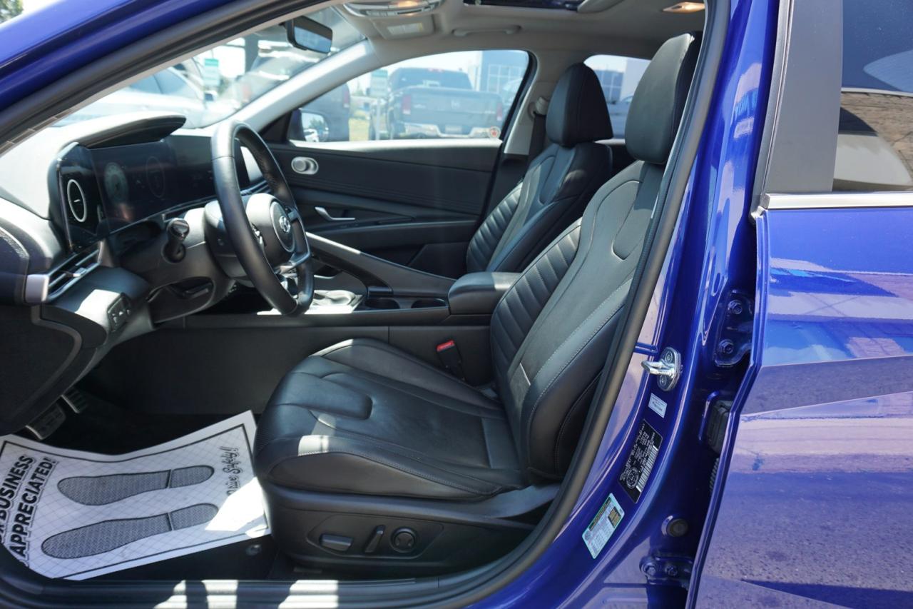 2021 Hyundai Elantra ULTIMATE TECH IVT CERTIFIED CAMERA NAV BLUETOOTH LEATHER HEATED SEATS SUNROOF CRUISE ALLOYS - Photo #14