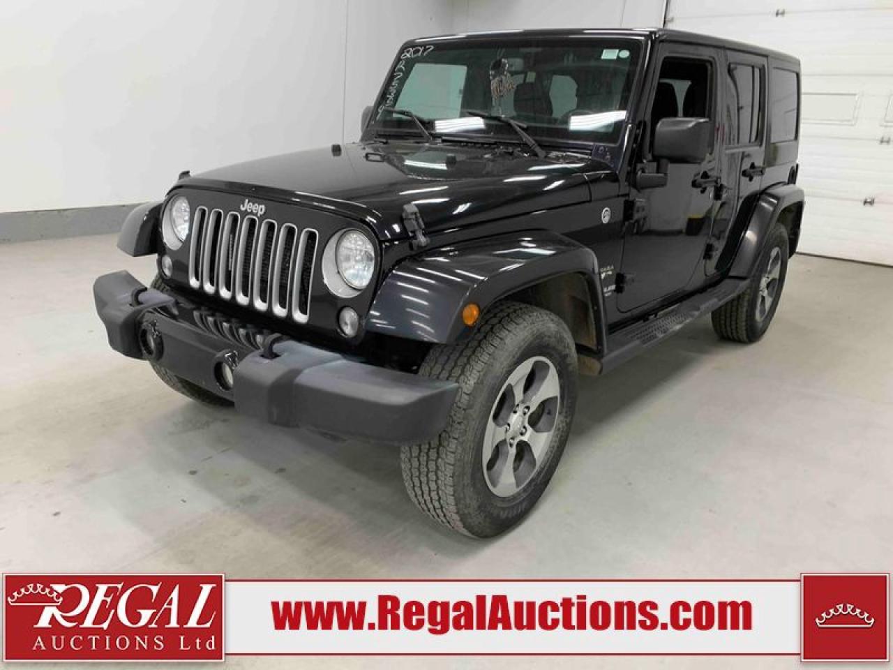 Used 2017 Jeep Wrangler Unlimited Sahara for sale in Calgary, AB