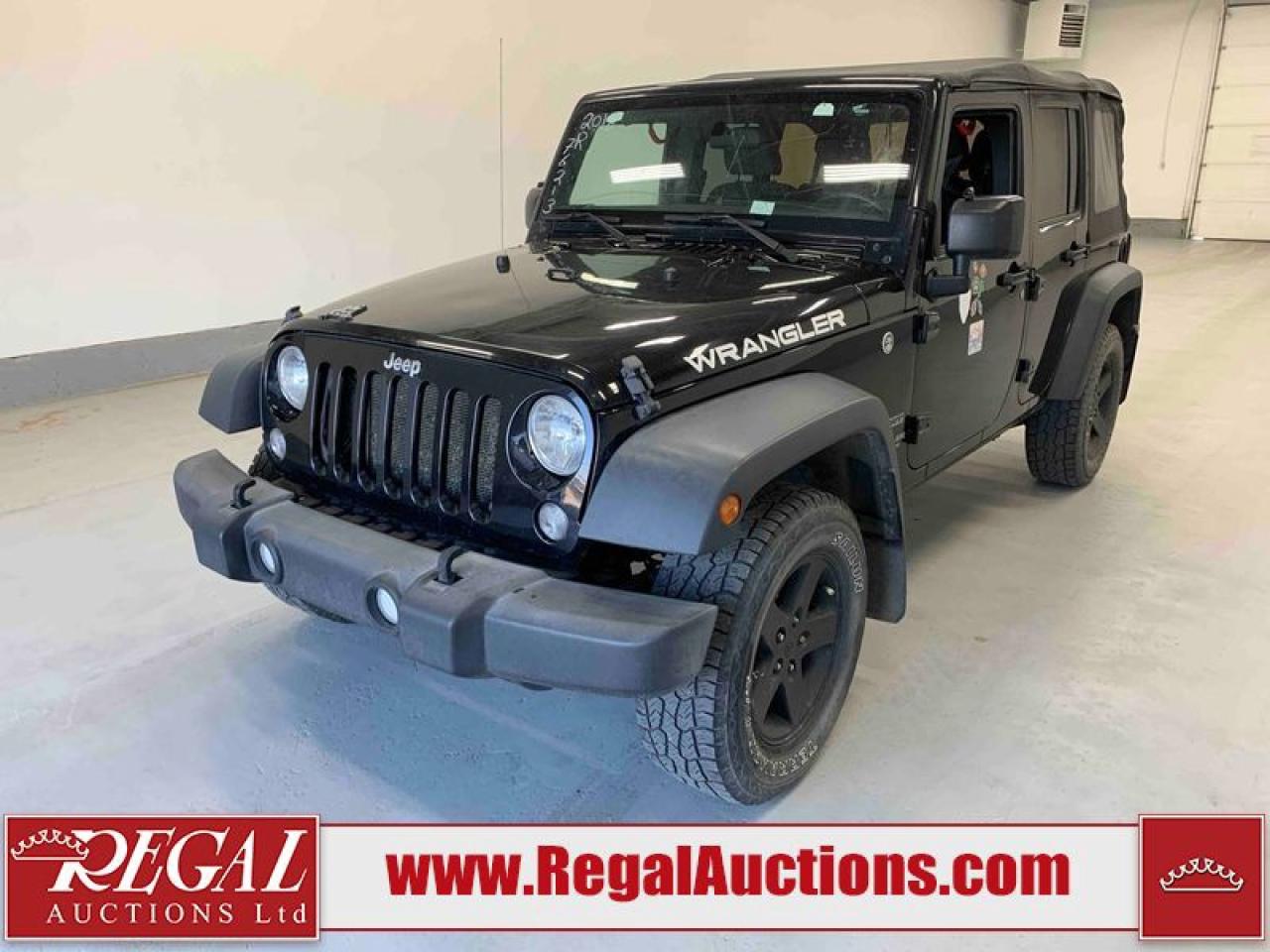 Used 2016 Jeep Wrangler UNLIMITED SPORT for sale in Calgary, AB