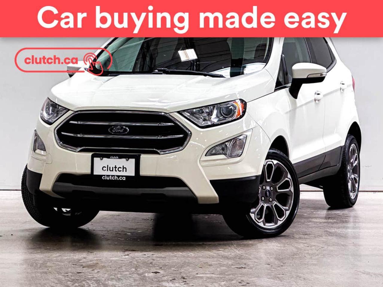 Used 2020 Ford EcoSport Titanium 4WD w/ Apple CarPlay, Heated Front Seats, Rearview Cam for sale in Toronto, ON