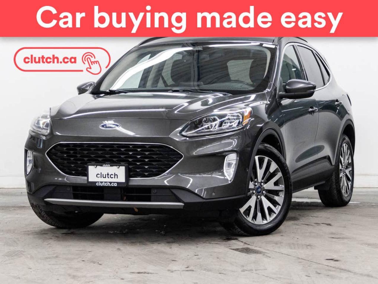 Used 2020 Ford Escape Titanium Hybrid AWD w/ Apple CarPlay & Android Auto, Rearview Cam, Dual Zone A/C for sale in Toronto, ON