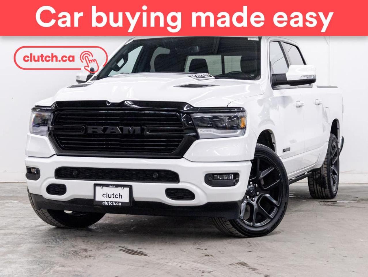 Used 2020 RAM 1500 Sport Crew Cab 4X4 w/ Apple CarPlay, Front Heated Seats, Rearview Cam for sale in Toronto, ON