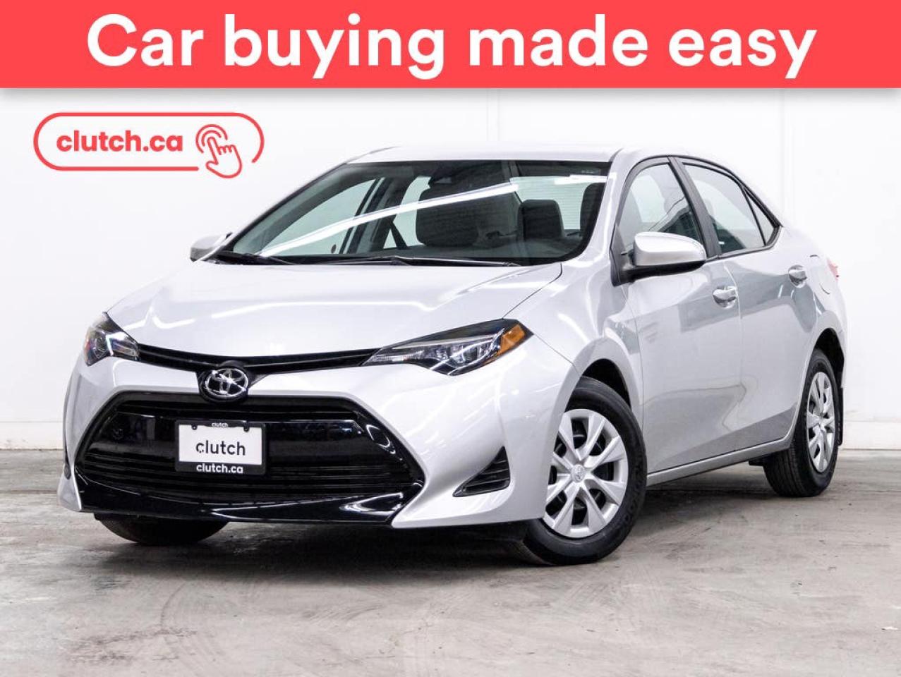 Used 2019 Toyota Corolla CE w/ Bluetooth, Adaptive Cruise Control, Pre-Collision system for sale in Toronto, ON