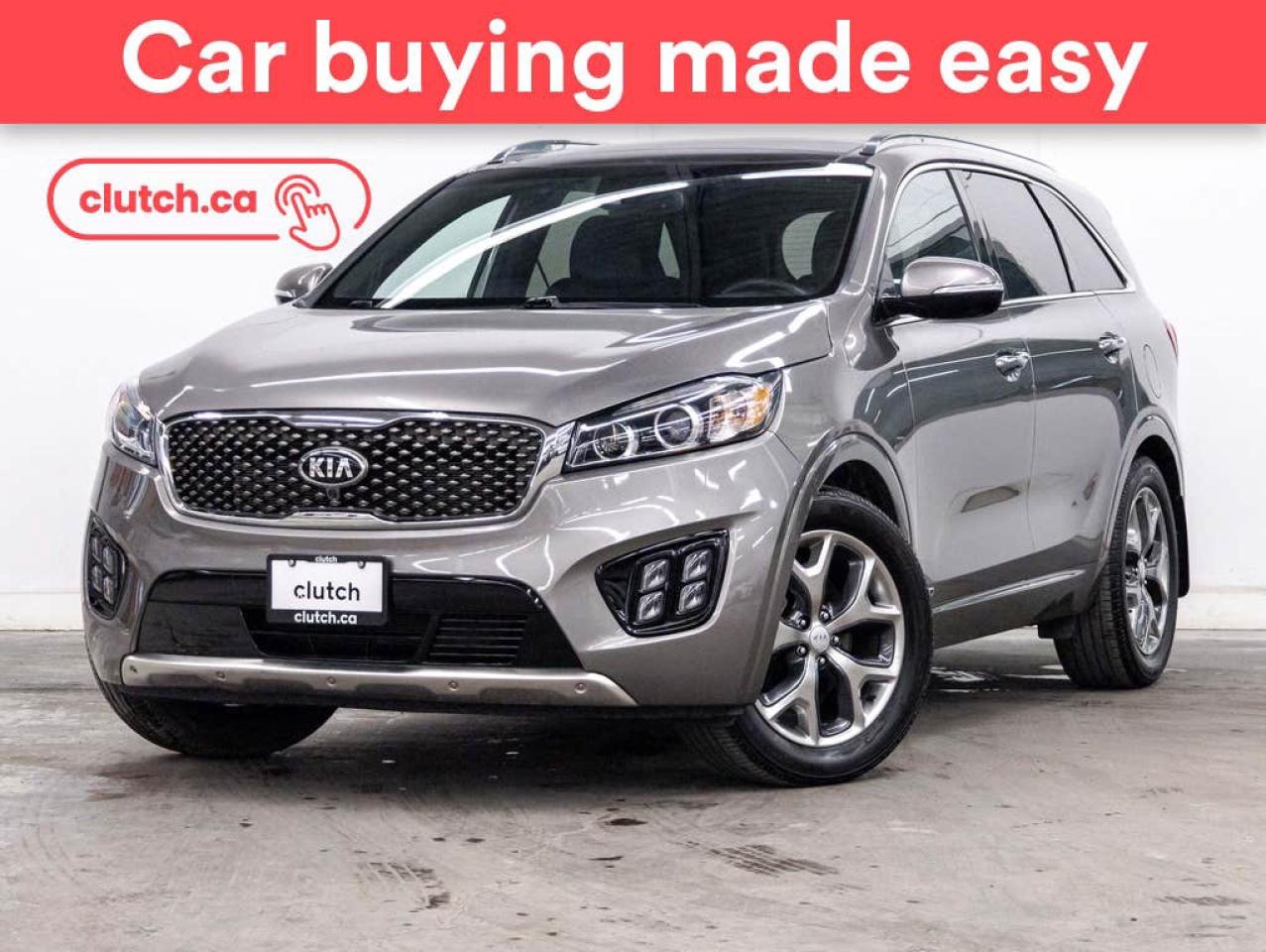 Used 2017 Kia Sorento 3.3L SX w/ Apple CarPlay & Android Auto, Front Heated Seats, Rearview Cam for sale in Toronto, ON