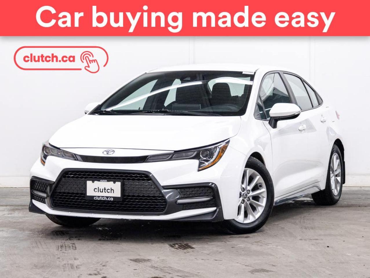 Used 2021 Toyota Corolla SE w/Apple CarPlay & Android Auto, Heated Front Seats, Backup Cam for sale in Toronto, ON