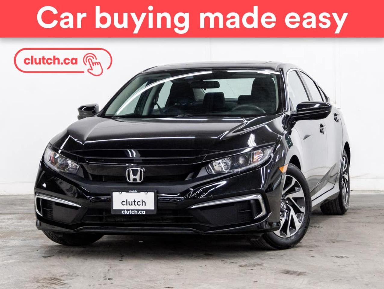 Used 2020 Honda Civic EX w/ Apple CarPlay & Android Auto, Adaptive Cruise Control, Rearview Cam for sale in Toronto, ON