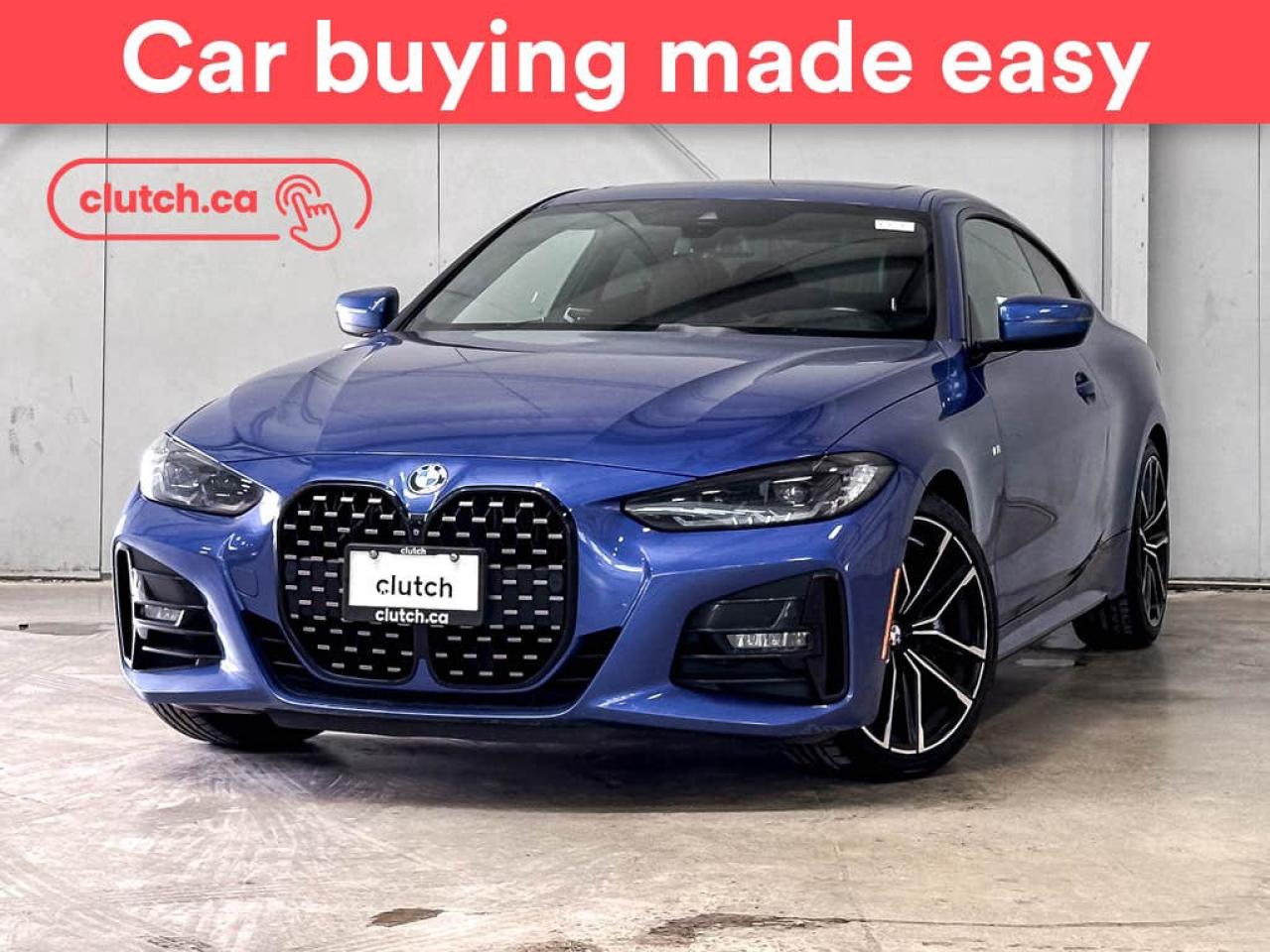 Used 2021 BMW 4 Series 430i xDrive AWD w/ Apple CarPlay, Heated Front Seats, Rearview Cam for sale in Toronto, ON