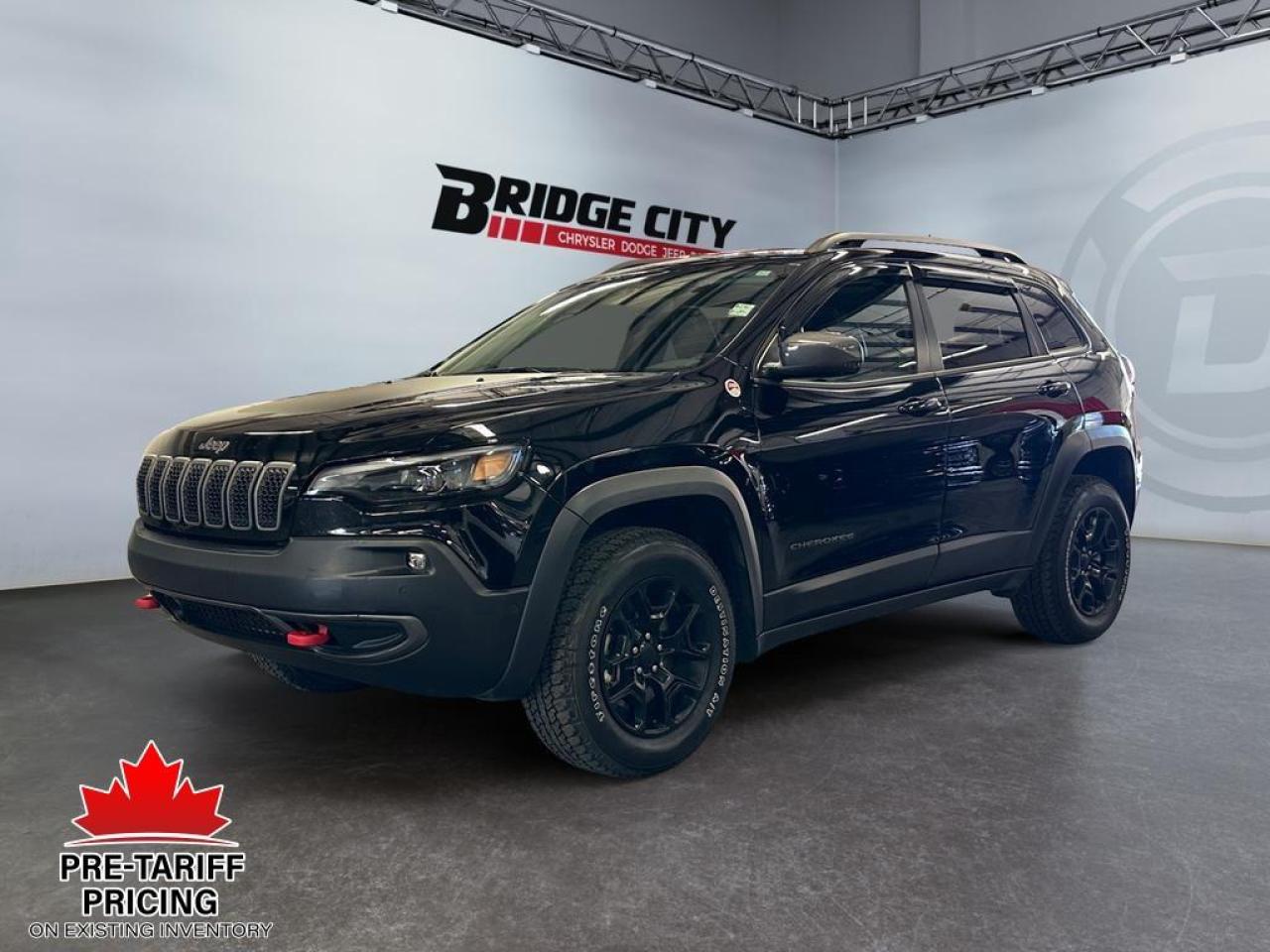 Used 2021 Jeep Cherokee Trailhawk 3.2L V6 - Elite pkg - Leather - Panoramic Sunroof - Alpine Sound - Advanced Safety Features - Local Trade for sale in Lethbridge, AB