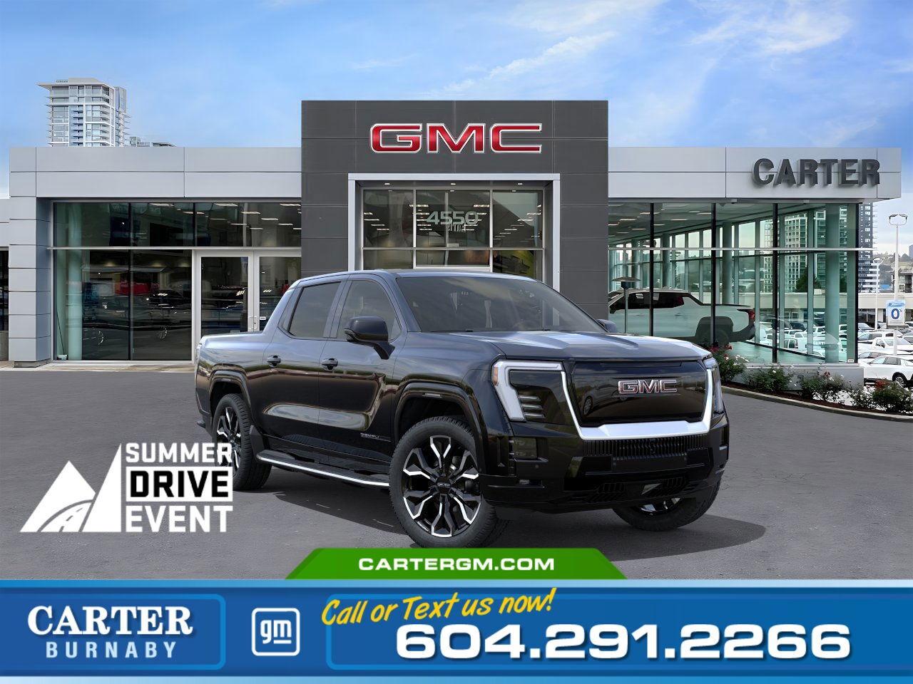 New 2026 GMC Sierra EV DENALI E4WD | up to 764 km. RANGE/PREFERRED EQ for sale in Burnaby, BC